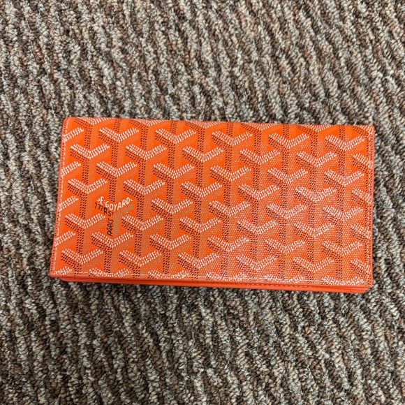 Goyard Orange Richelieu Wallet - Picture 1 of 12